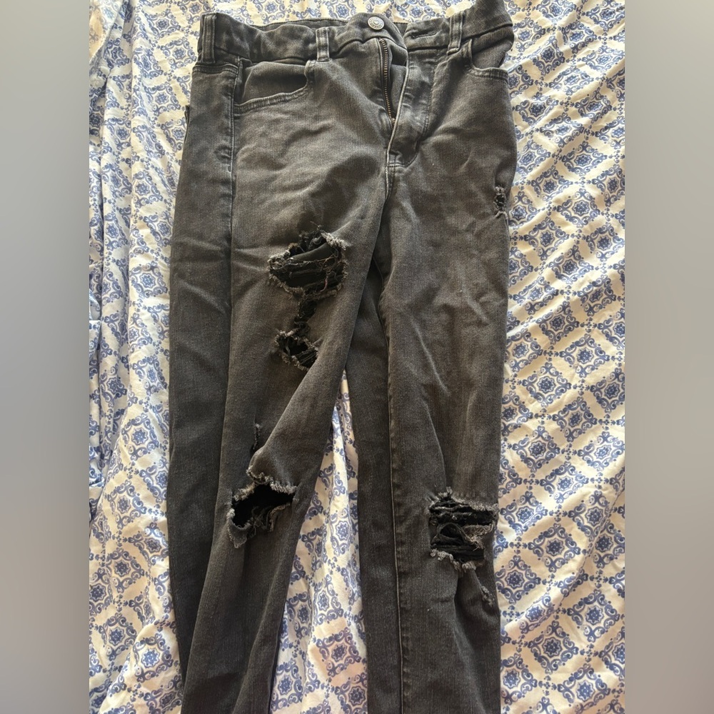 American Eagle Charcoal Dream Jeans